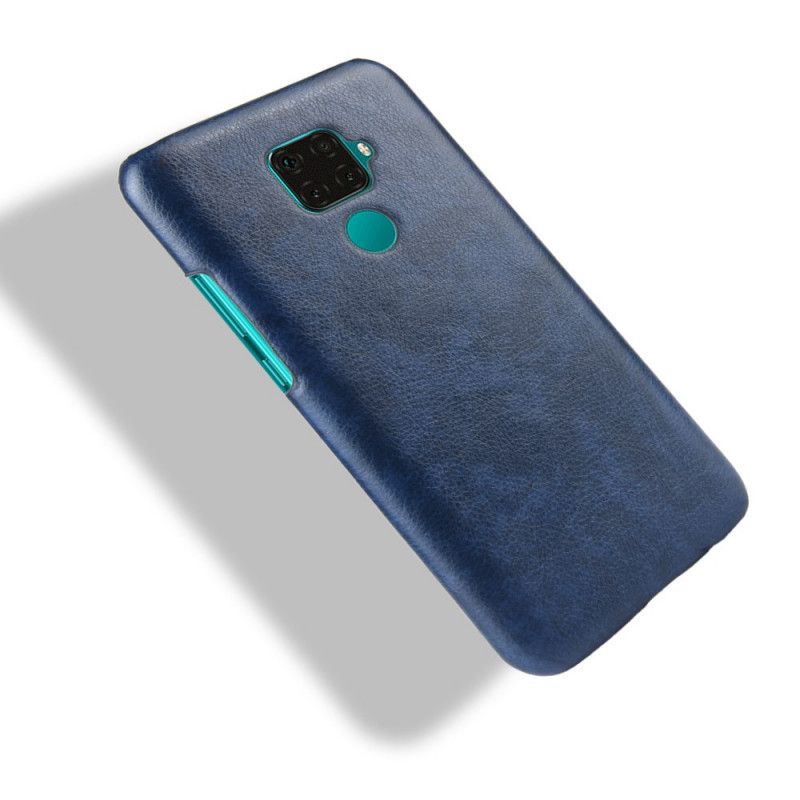 Cover Huawei Mate 30 Lite Sort Præstationslychee-Lædereffekt Original