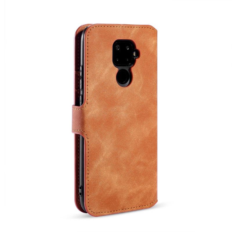 Flip Cover Læder Huawei Mate 30 Lite Sort Retro Dg.Ming