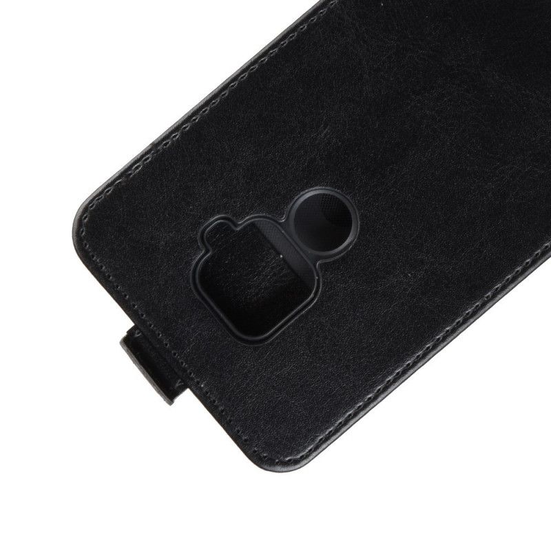 Flip Cover Læder Huawei Mate 30 Lite Sort Retro Foldning Beskyttelse