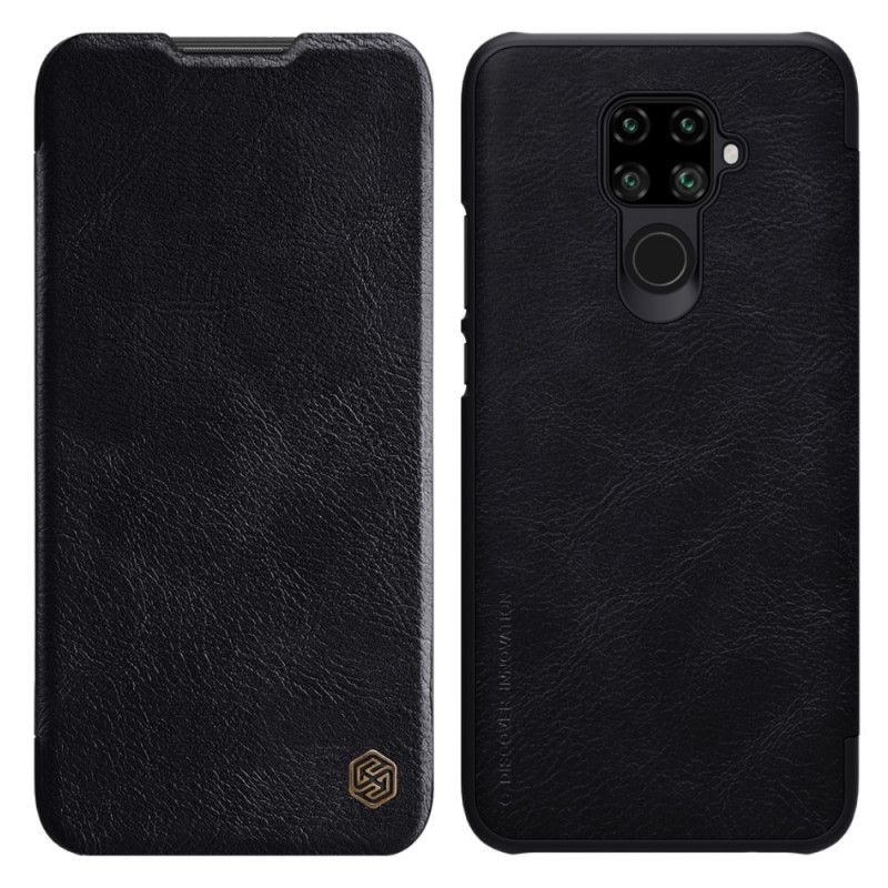 Læder Cover Huawei Mate 30 Lite Rød Nillkin Qin-Serie