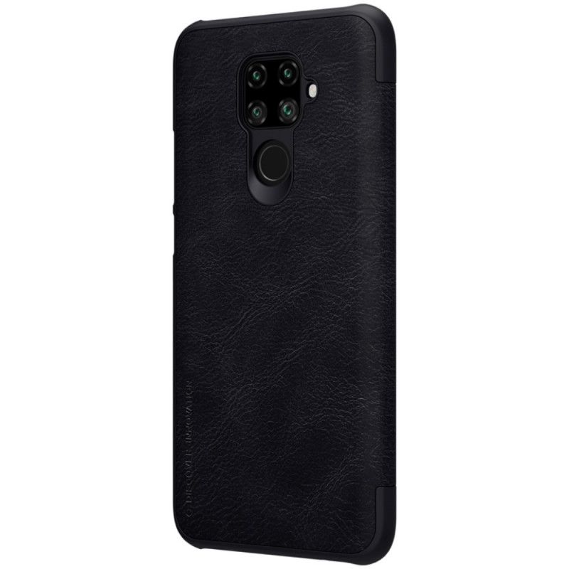 Læder Cover Huawei Mate 30 Lite Rød Nillkin Qin-Serie