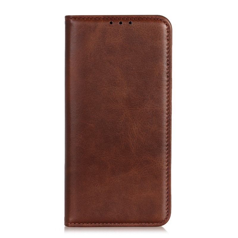 Læder Cover Huawei Mate 30 Lite Sort Elegant Split Læder Beskyttelse