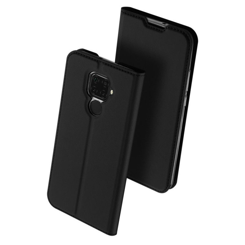 Læder Cover Huawei Mate 30 Lite Sort Mobilcover Dux Ducis Pro Serie Hud