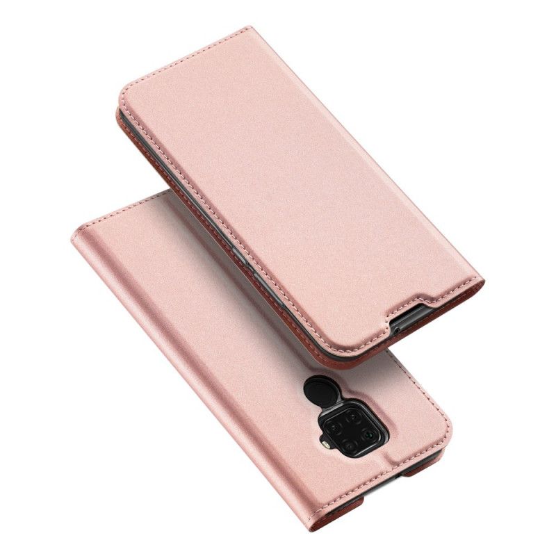 Læder Cover Huawei Mate 30 Lite Sort Mobilcover Dux Ducis Pro Serie Hud