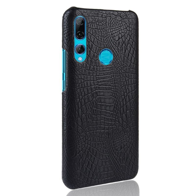 Cover Honor 9X Cyan Mobilcover Krokodillehudstil