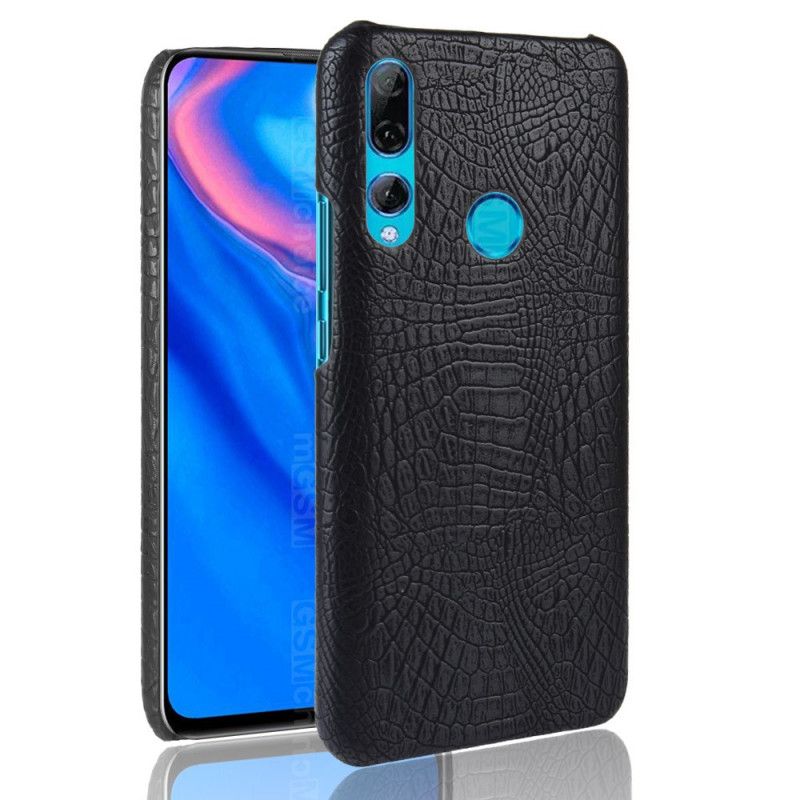 Cover Honor 9X Cyan Mobilcover Krokodillehudstil