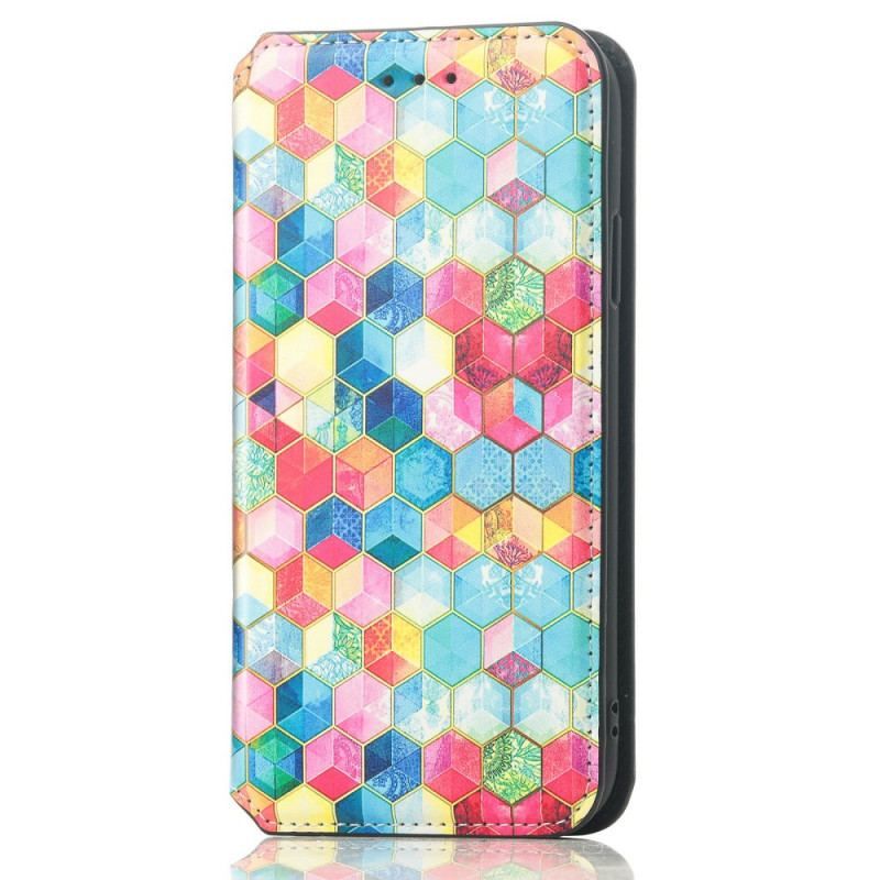 Cover Samsung Galaxy M12 / A12 Flip Cover Caseneo Rfid Design