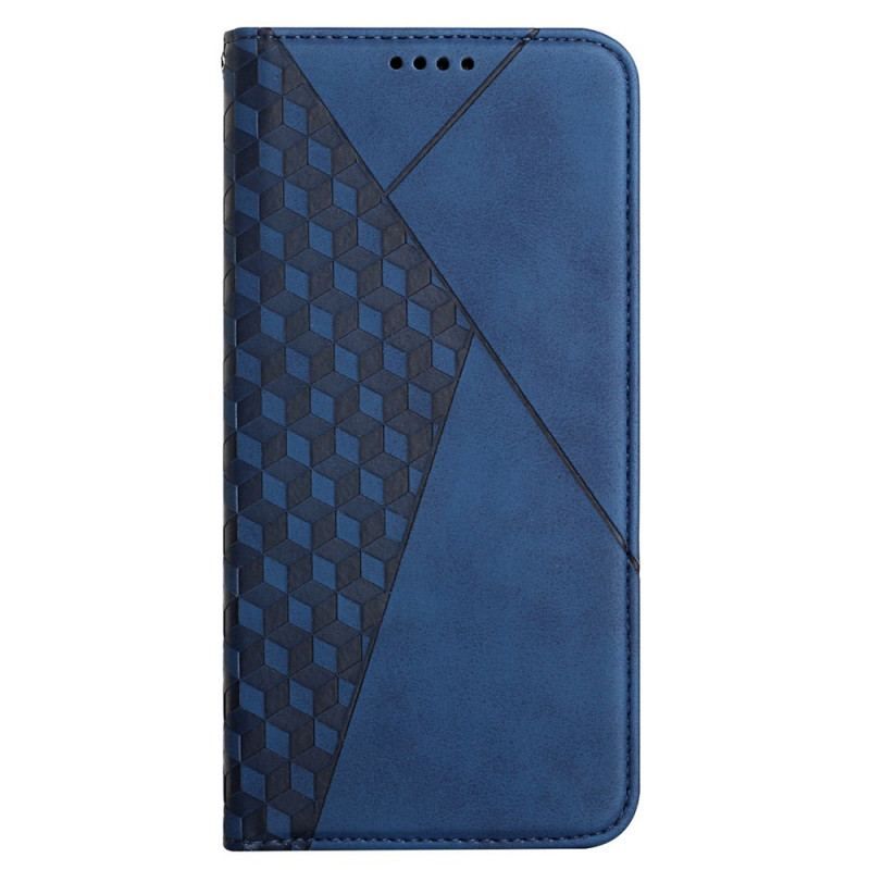 Cover Samsung Galaxy M12 / A12 Flip Cover Geo Lædereffekt