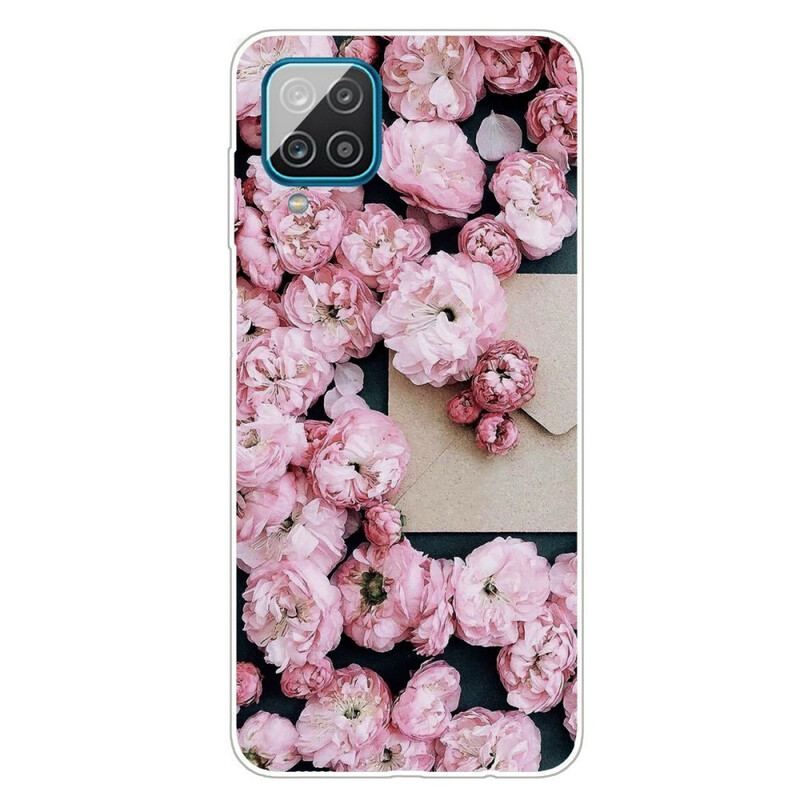 Cover Samsung Galaxy M12 / A12 Intense Blomster