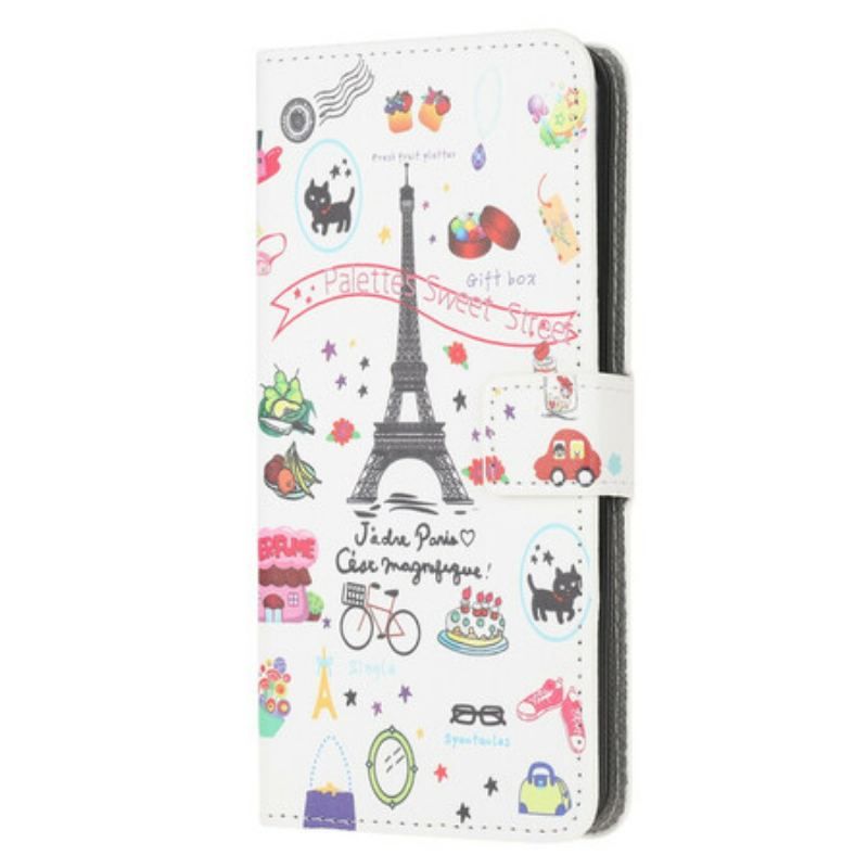 Flip Cover Samsung Galaxy M12 / A12 Jeg Elsker Paris