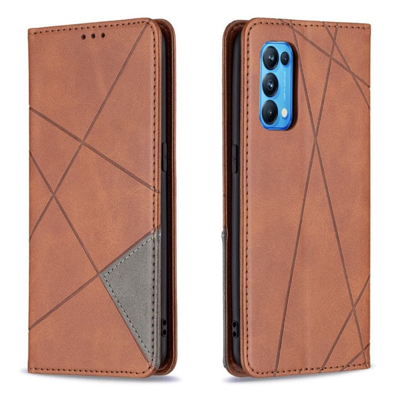 Cover Oppo Find X3 Lite Flip Cover Kunstner Stil