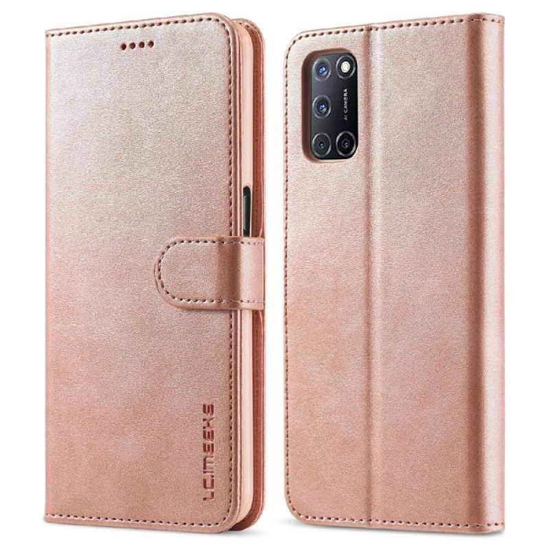 Flip Cover Oppo Find X3 Lite Lc.imeeke Lædereffekt