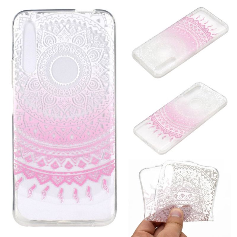 Cover for Huawei P Smart Pro Lyseblå Pro Farverig Mandala