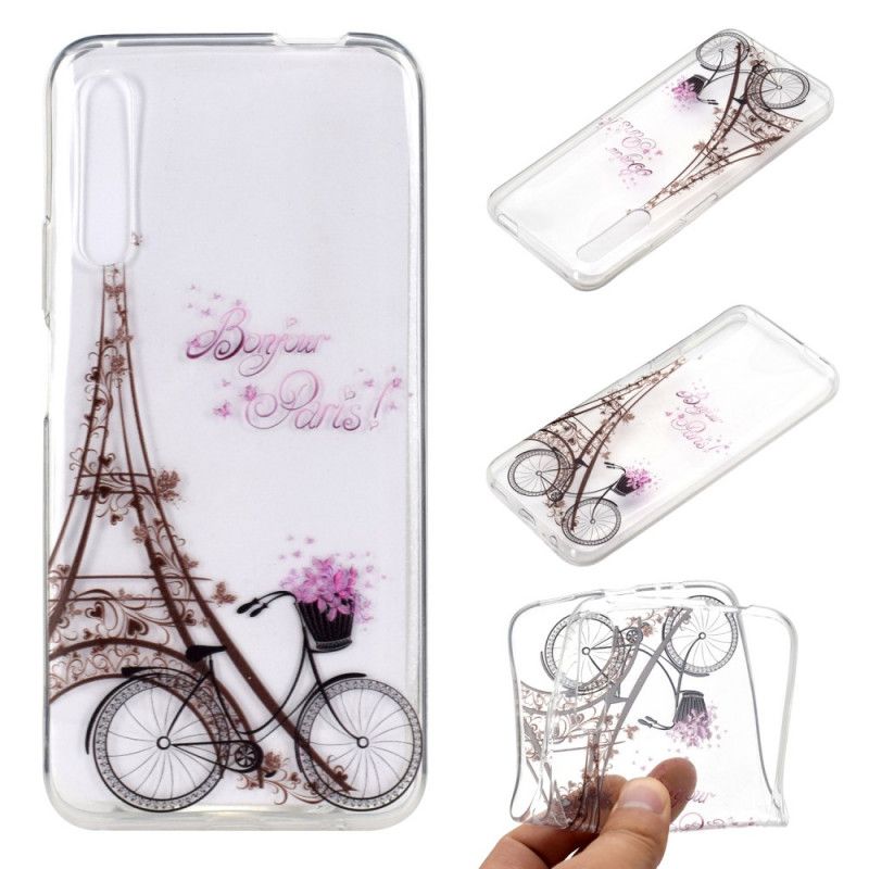 Cover Huawei P Smart Pro Mobilcover Pro Gennemsigtig Hej Paris