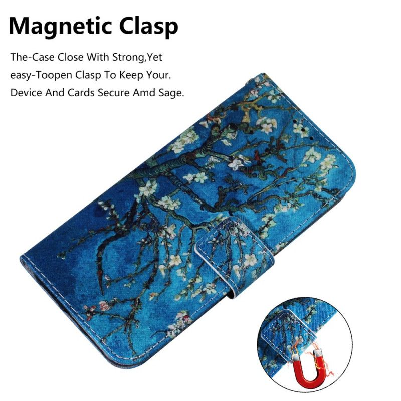 Flip Cover Huawei P Smart Pro Pro Blomstrende Grene