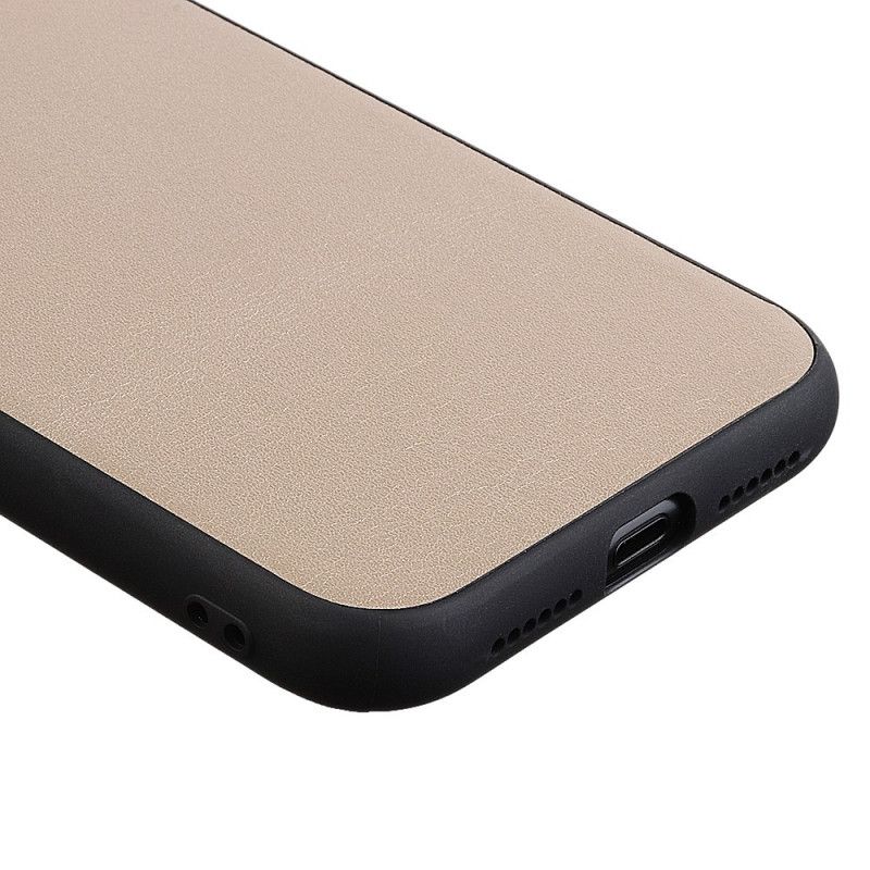 Cover for iPhone 12 / 12 Pro Sølv Diskret Ægte Læder