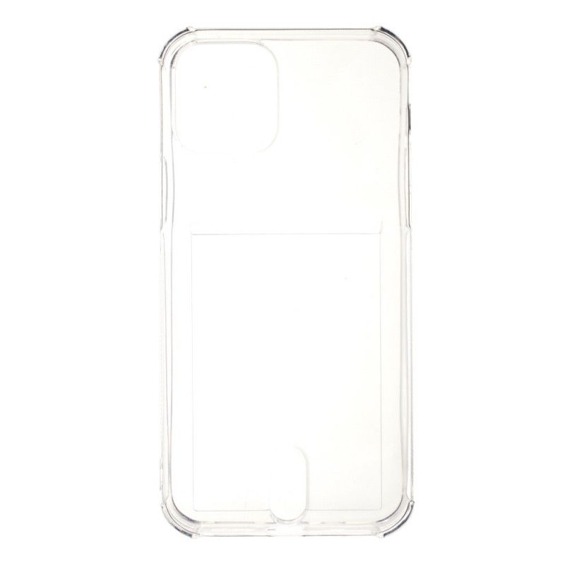 Cover iPhone 12 / 12 Pro Gennemsigtig Kortholder