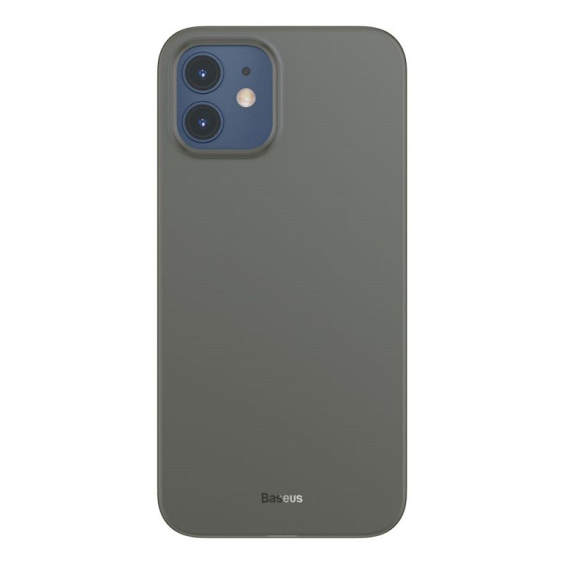 Cover iPhone 12 / 12 Pro Sort Baseus Vingeserie