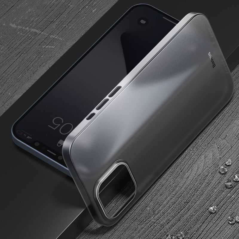 Cover iPhone 12 / 12 Pro Sort Baseus Vingeserie