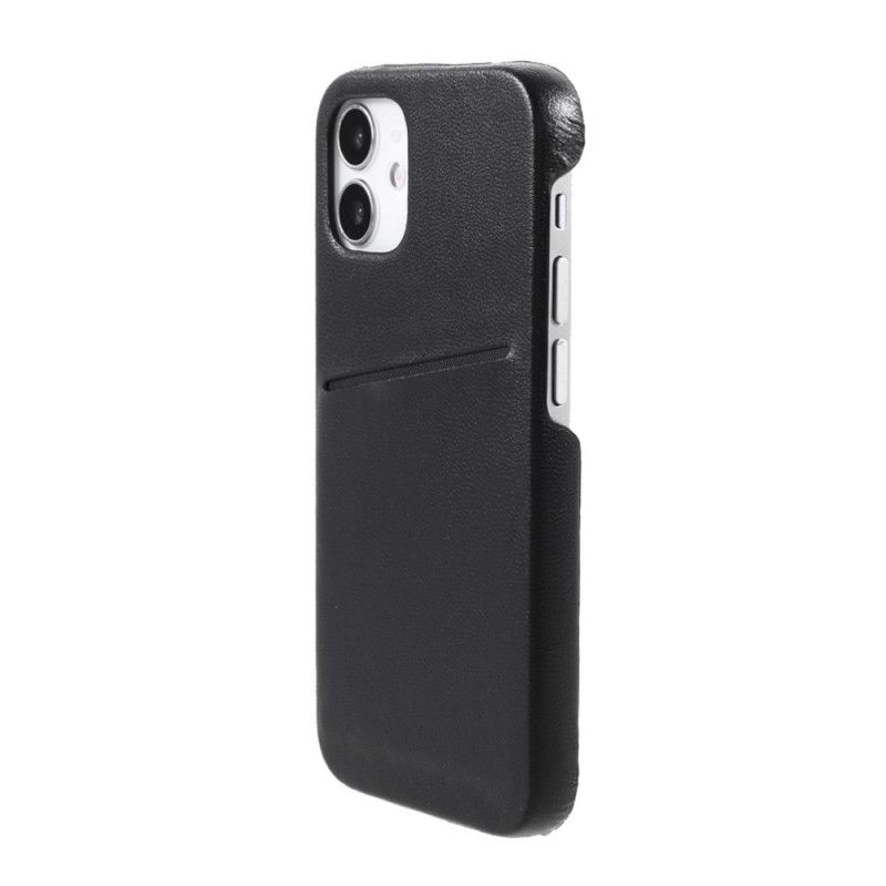 Cover iPhone 12 / 12 Pro Sort Gensidig Kortholder