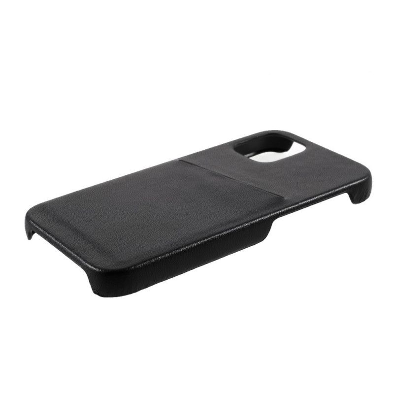 Cover iPhone 12 / 12 Pro Sort Gensidig Kortholder