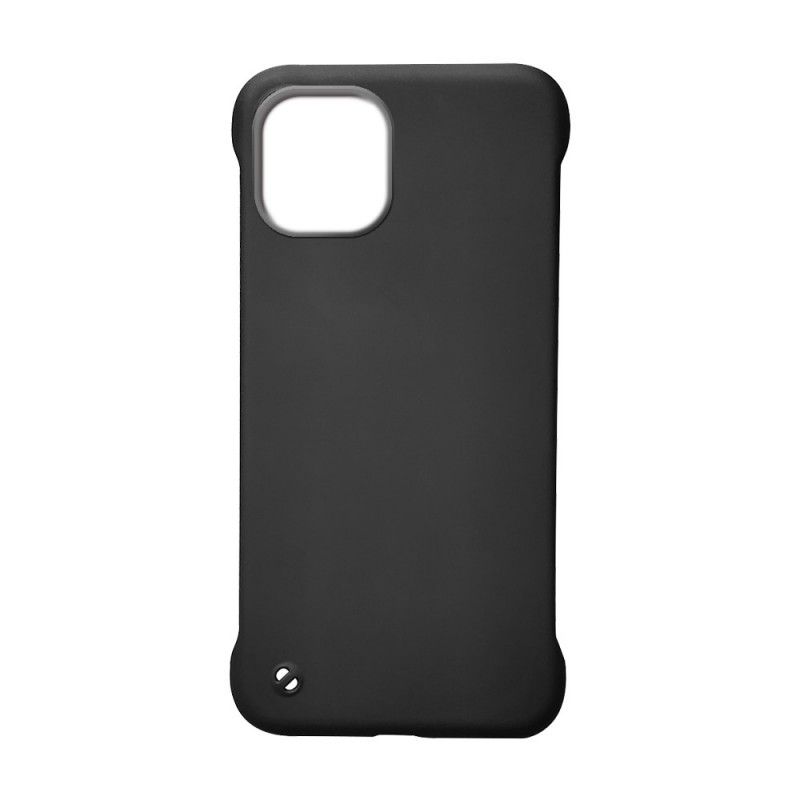 Cover iPhone 12 / 12 Pro Sort Mat Plast