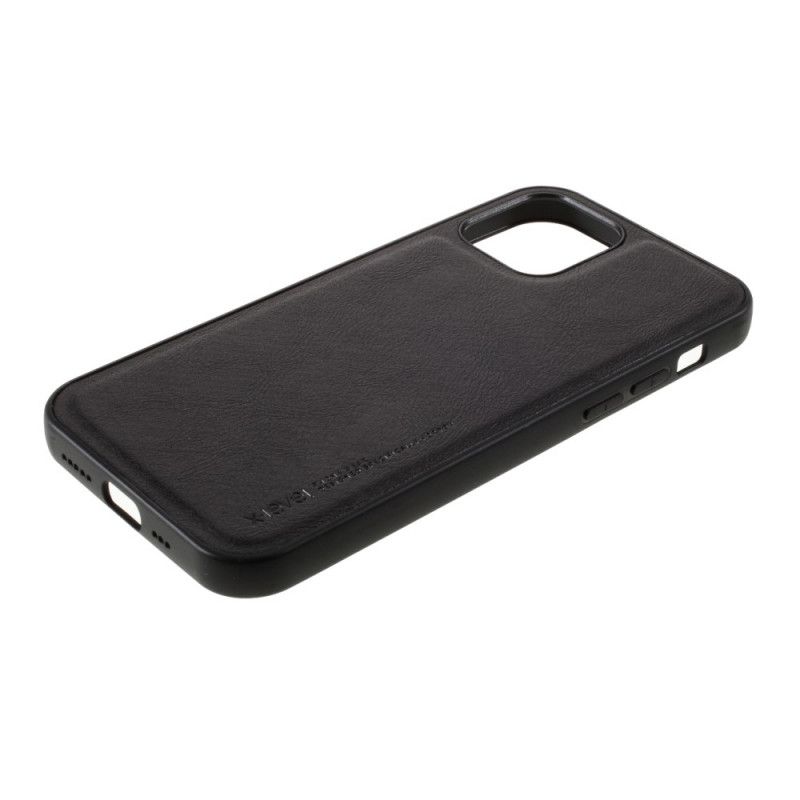 Cover iPhone 12 / 12 Pro Sort Vintage-Serie X-Niveau