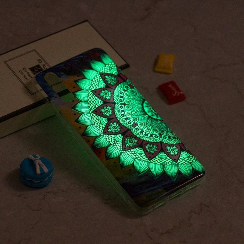 Cover for iPhone XR Fluorescerende Mandala