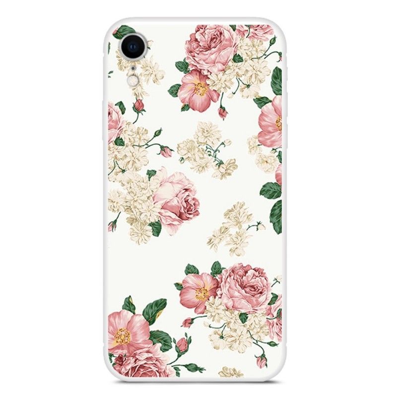 Cover for iPhone XR Gamle Blomster