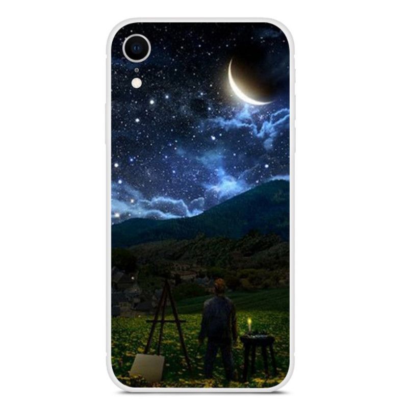 Cover for iPhone XR Maler Om Natten