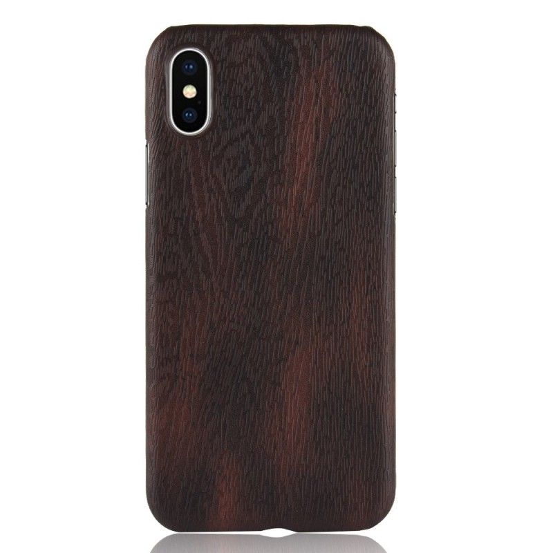 Cover for iPhone XR Sort Elementserie I Træ