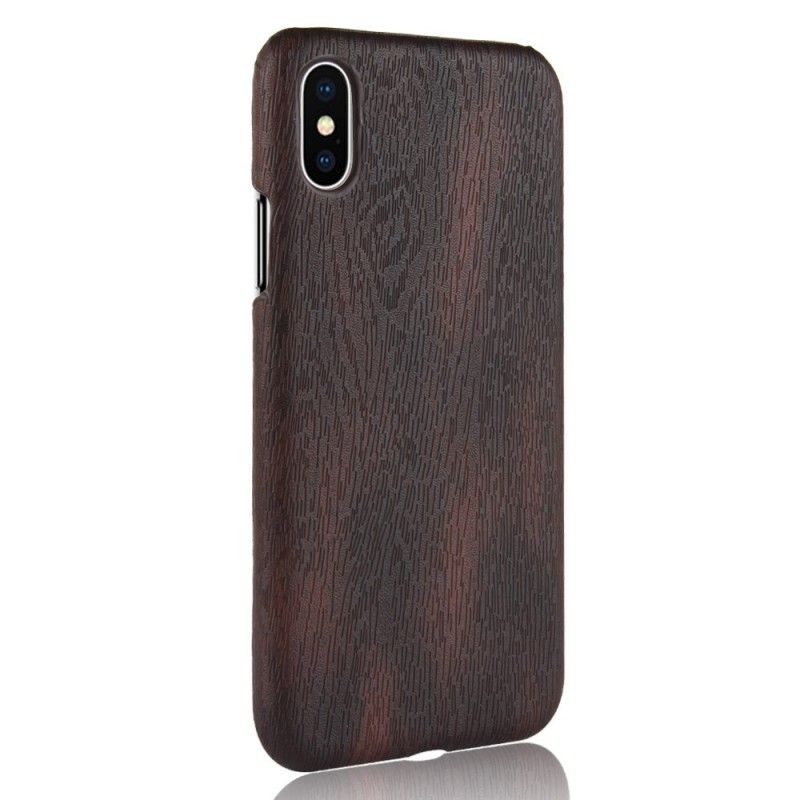 Cover for iPhone XR Sort Elementserie I Træ