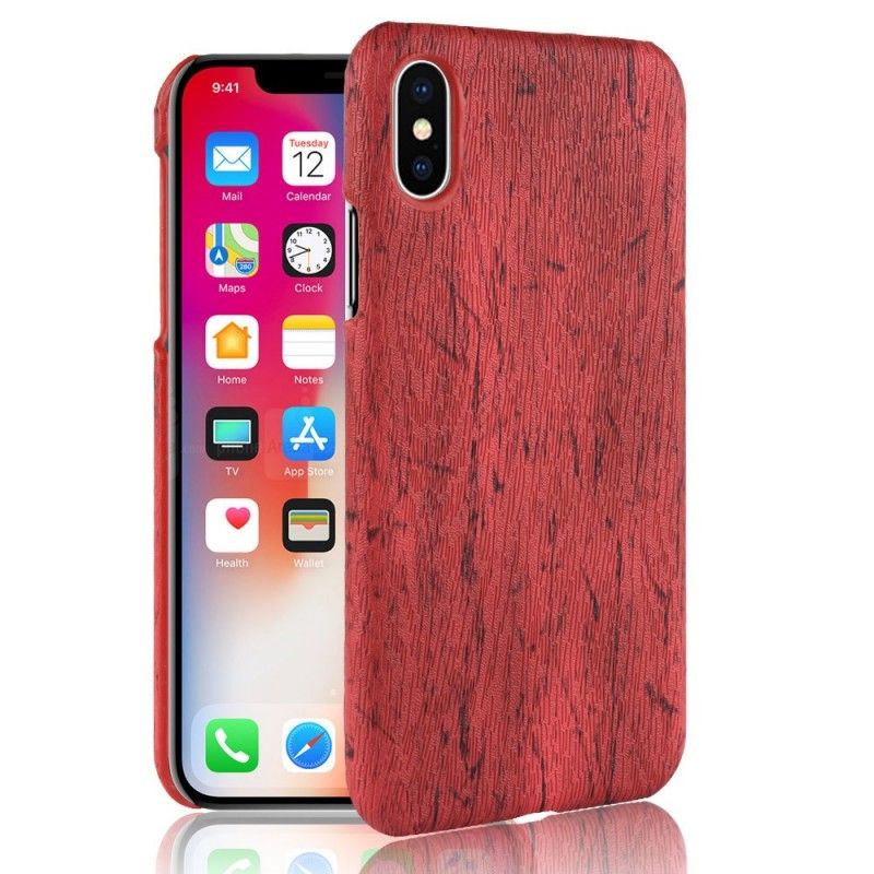 Cover for iPhone XR Sort Elementserie I Træ