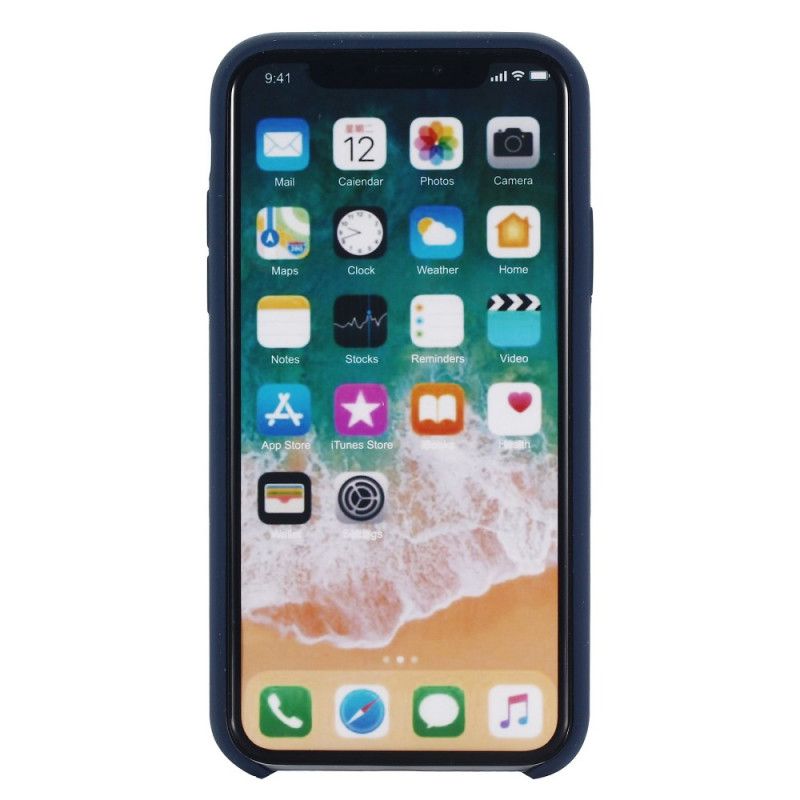 Cover for iPhone XR Sort Flydende Silikone