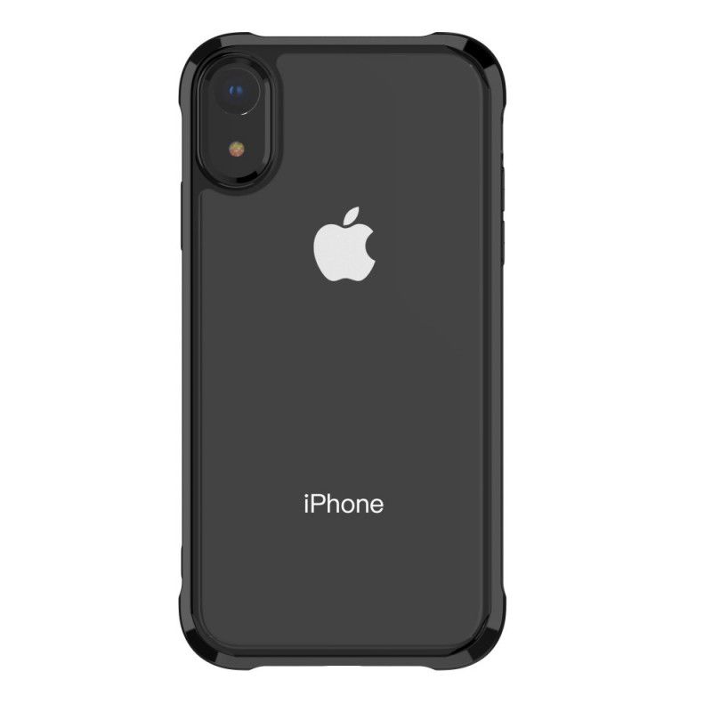 Cover for iPhone XR Sort Gennemsigtige Leeu-Beskyttelsespuder