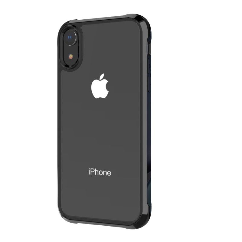 Cover for iPhone XR Sort Gennemsigtige Leeu-Beskyttelsespuder