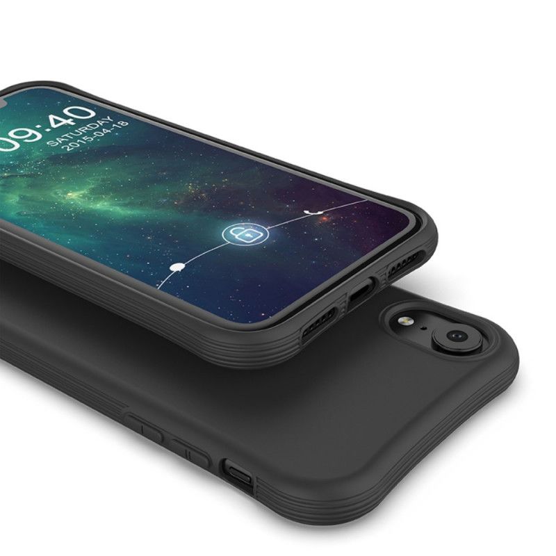 Cover for iPhone XR Sort Premium Mat Silikone