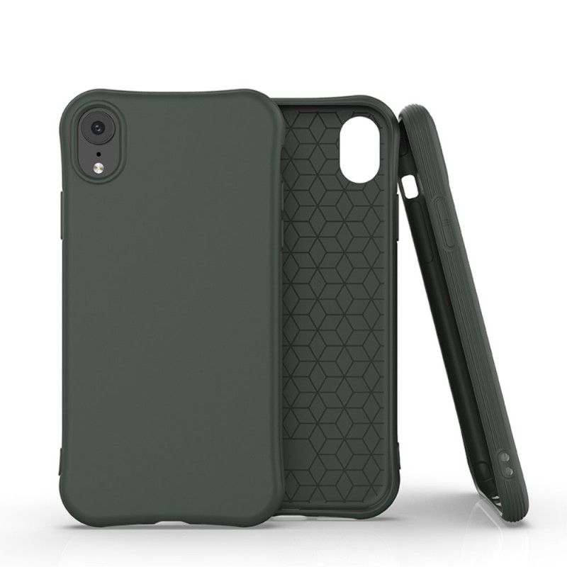 Cover for iPhone XR Sort Premium Mat Silikone