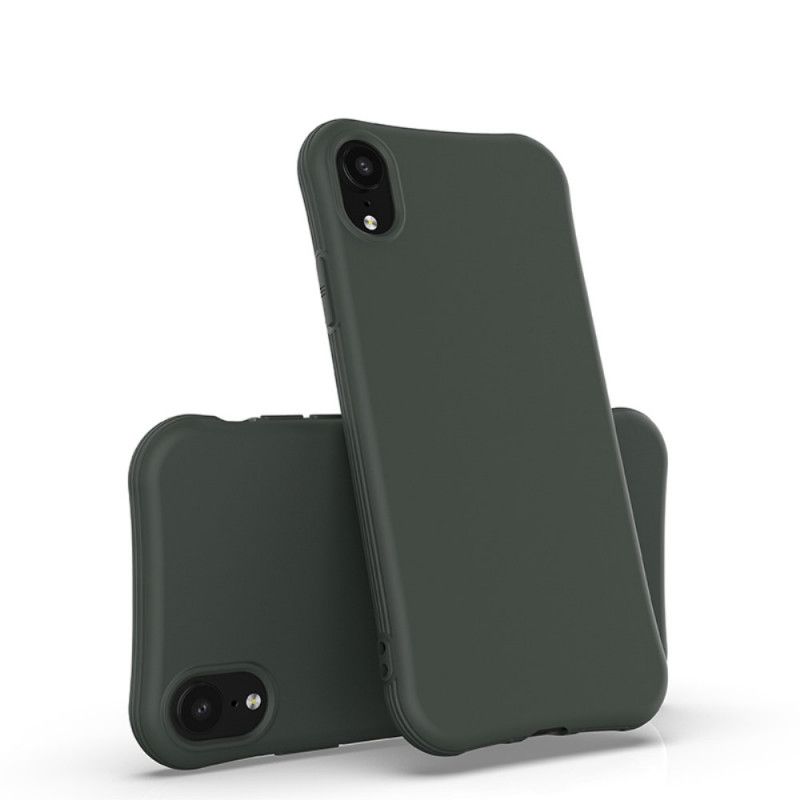 Cover for iPhone XR Sort Premium Mat Silikone