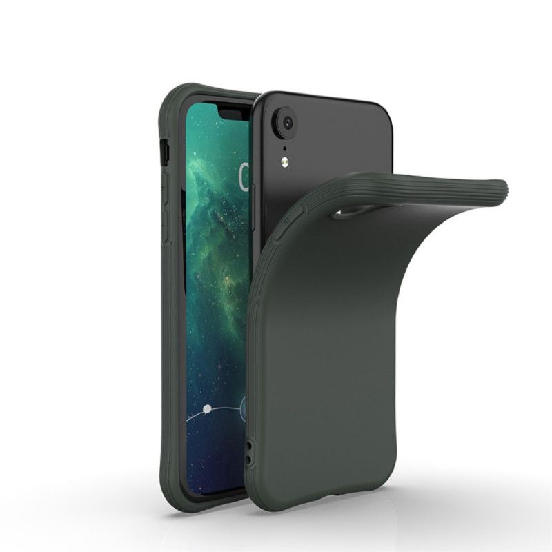 Cover for iPhone XR Sort Premium Mat Silikone