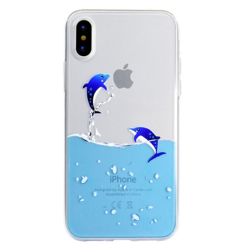 Cover iPhone XR Delfinspil