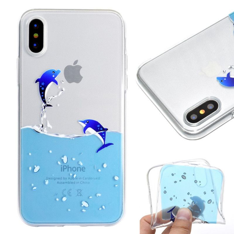 Cover iPhone XR Delfinspil