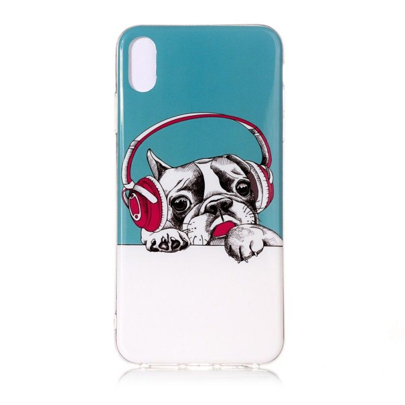 Cover iPhone XR Fluorescerende Hund