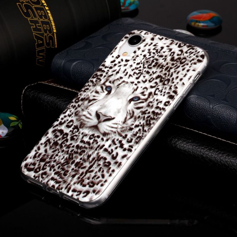 Cover iPhone XR Fluorescerende Leopard Original