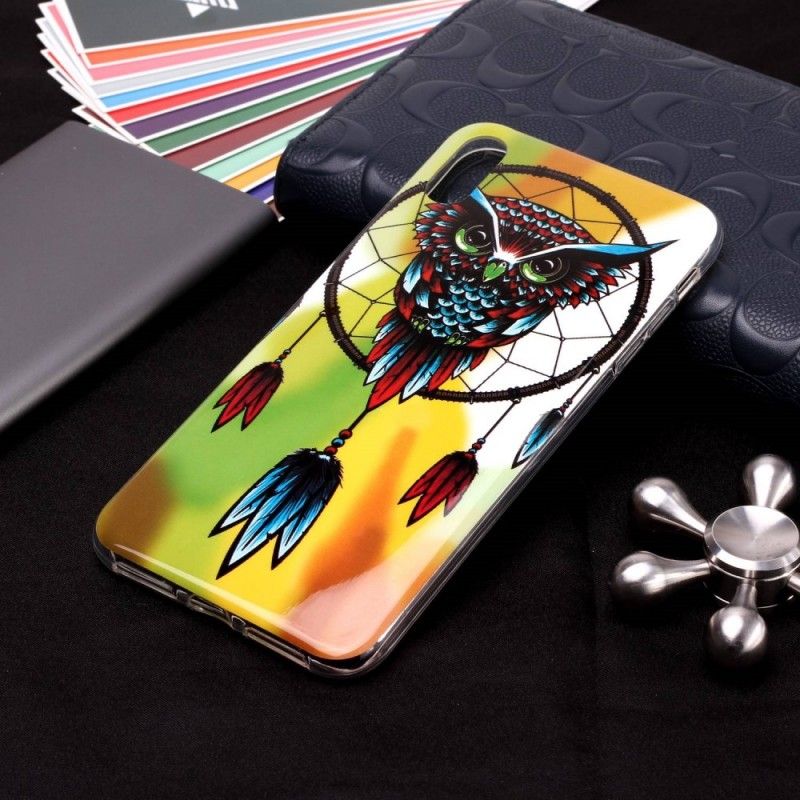 Cover iPhone XR Fluorescerende Ugle Drømmefanger