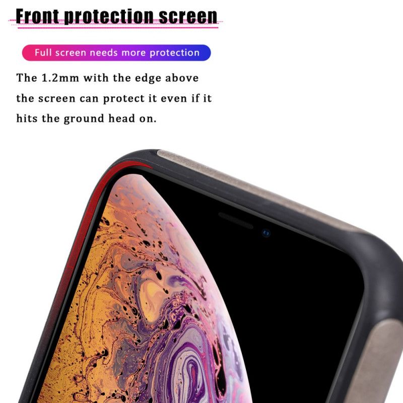 Cover iPhone XR Grå Mobilcover Kortholder I Imiteret Læder