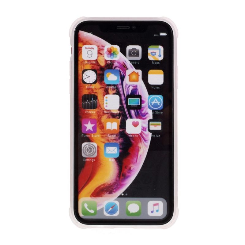 Cover iPhone XR Hvid Design Af Marmorgeometri Beskyttelse