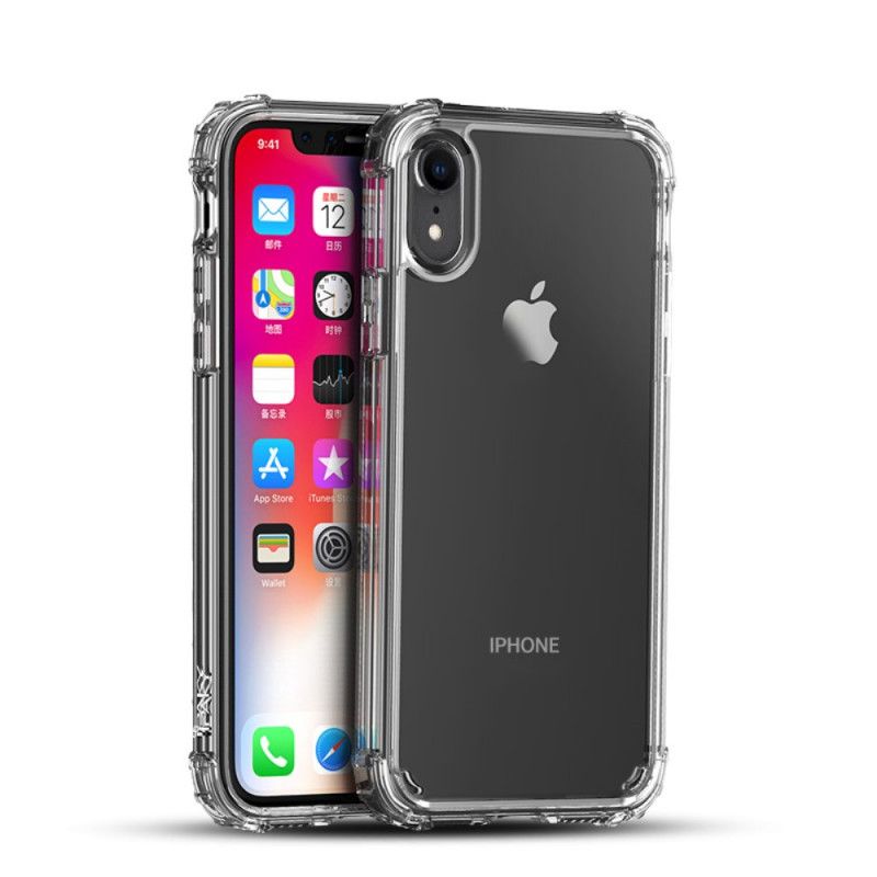 Cover iPhone XR Hvid Forstærket Gennemsigtig Ipaky Beskyttelse