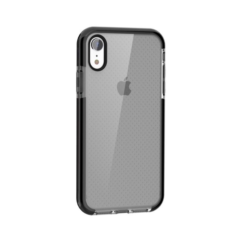 Cover iPhone XR Hvid Mobilcover Prikker Blanke Kanter