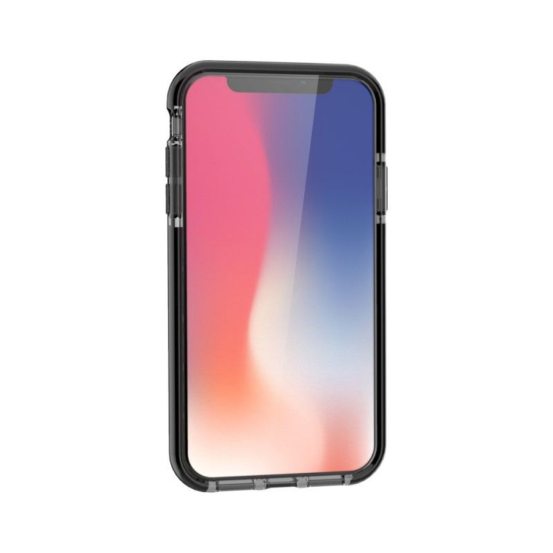 Cover iPhone XR Hvid Mobilcover Prikker Blanke Kanter